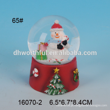 Snowman personalizado globo de neve kit